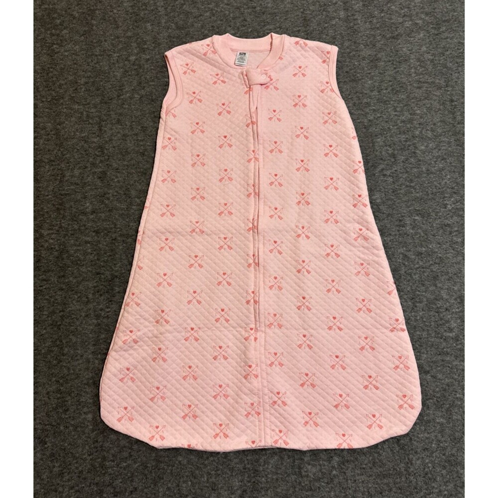 HB Hudson Baby Sleep Sack Swaddle Print Arrow Pink 6/12 Months